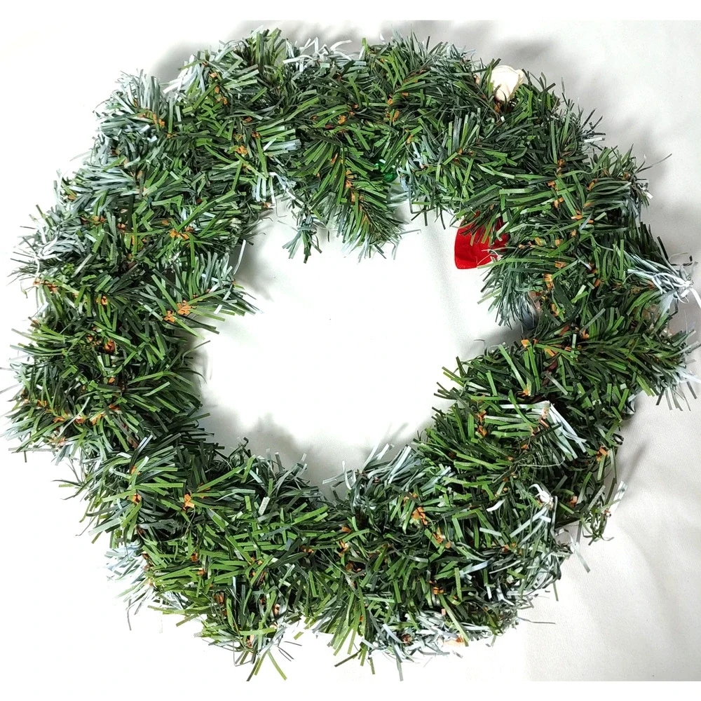 Coastal Christmas Wreath Seashells Nautical Beach Holiday Decor 11 in Artificial
